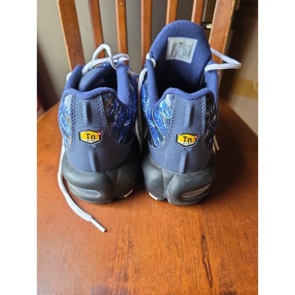 Nike Air Max Plus Blue Shattered Ice Midnight Navy DO6384-400 Men's Size 13 Used - Picture 6 of 6